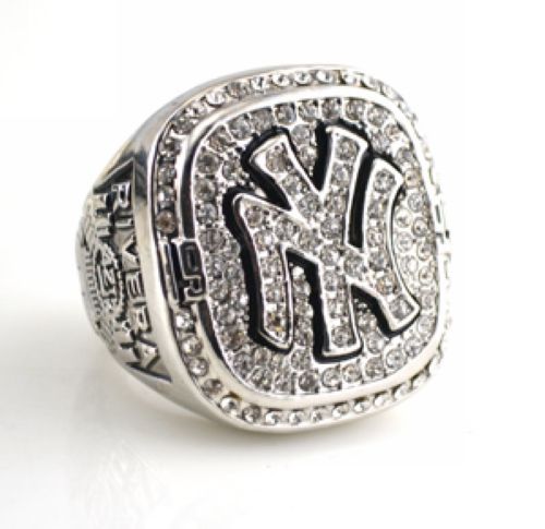 MLB New York Yankees World Champions Silver Ring_2